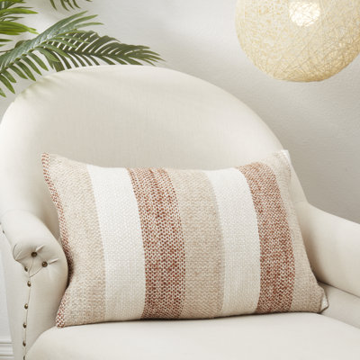 Housse de coussin en coton rayé Illyria Collection