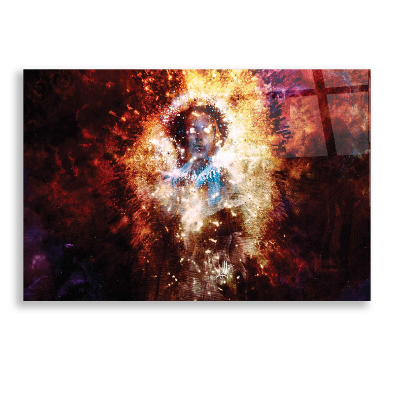 «The Gamer» par Mario Sanchez Nevado, art mural en verre acrylique, H 16 po x l 24 po x P 0,2 po