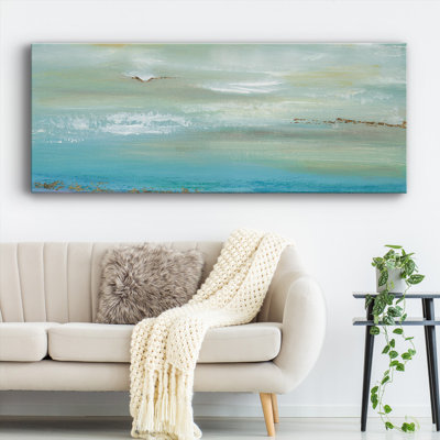 Horizon lointain sur toile