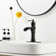 Single-Hole Single-handle Bathroom Faucet with Drain Assembly