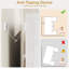 Commode 8 tiroirs pour la chambre à coucher, commode double de 54 po de largeur, commode moderne pour le salon, la chambre de bébé et le couloir-963247442