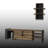 Multipurpose TV Stand For Tvs Up To 78'' With Nesting Tables And Wall Shelf