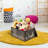 Sorbus Wooden Pattern Fabric Box 2-Pack-416146671