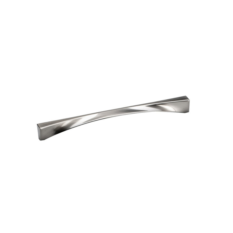 Poignée arche 10 1/16" center to center, Nickel brossé