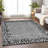 Machine Washable Indoor/Outdoor Claudian ACN1230 Gray Rug-103710719