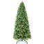 Arbre de 7,5 pi, 1599 pointes en PE +, apparence naturelle, branches articulées, installation simple, support en métal stable, arbre de Noël classique avec plein et branches pour un support sans effort,