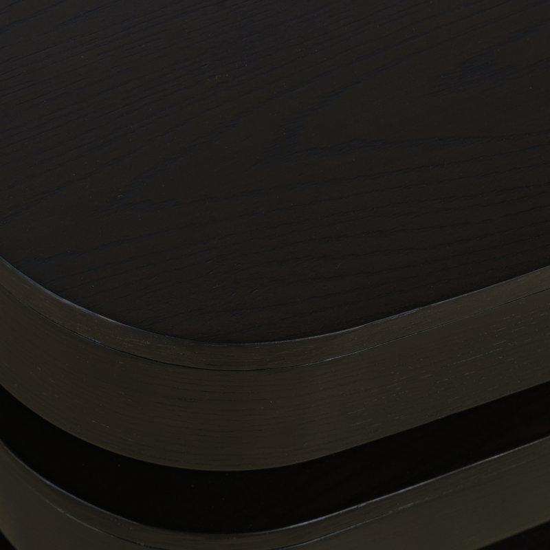 Table de bout Bowmin, Bois espresso