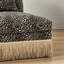 Fauteuil sans accoudoirs en chenille léopard avec 1 coussin-1988076149