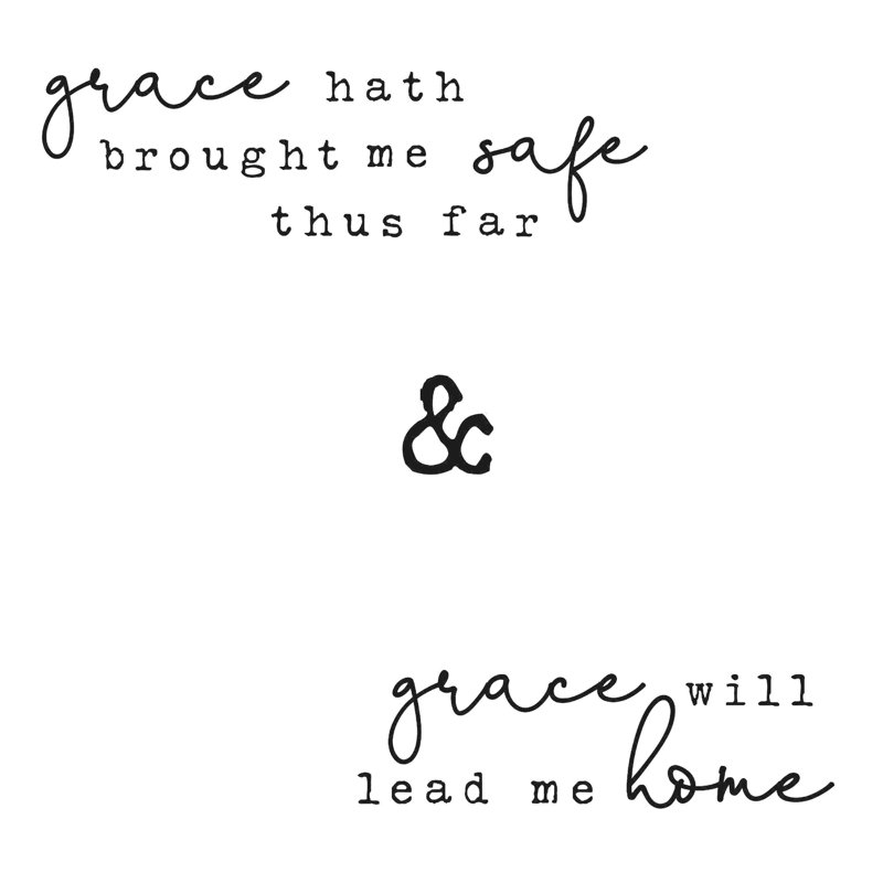 Grace va me conduire à la maison 2, H 12 po x l 12 po