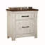Table de chevet en bois massif vieilli 1Pc