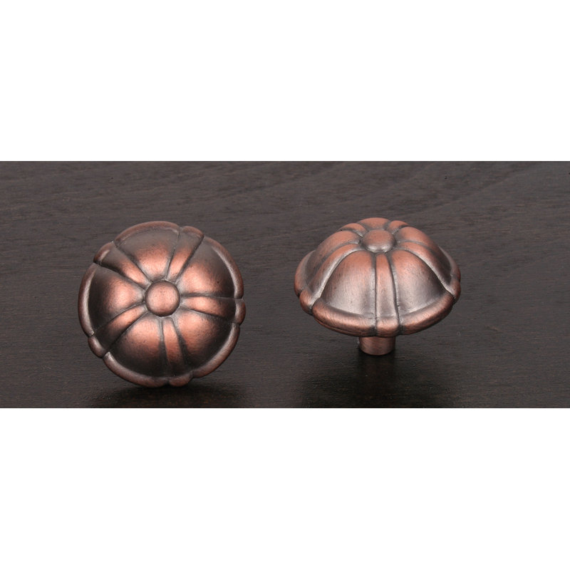 CK Series Knob, Large, Distressed Copper