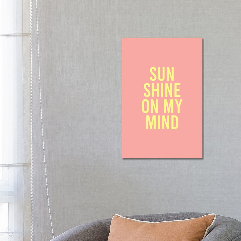 Sunshine On My Mind by Nicole Basque - Gallery-Wrapped Canvas Giclée on Canvas, 66.04 cm H x 45.72 cm W, Wrapped Canvas