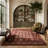 Rug Branch Rawda 4' x 6' (3'9" x 5'6") Red/Beige Oriental Bokhara Indoor Area Rug, Traditional, Low Pile, Stain-Resistant Carpet - Living Room, Bedroom, Dining Room, and Kitchen-627927297