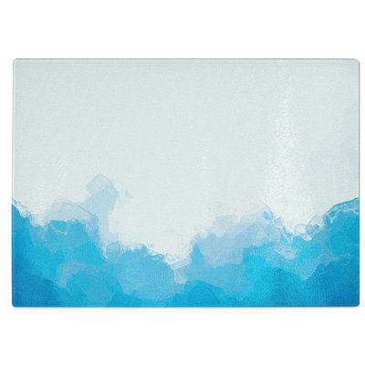 Tempered Glass Divided Chopping Board