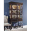 William And Mary Solid Wood Lighted Curio Cabinet