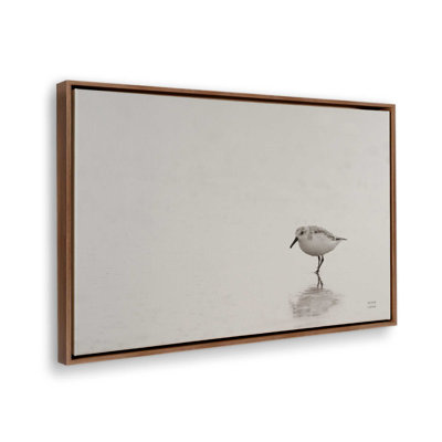 Impression sur toile Tybee Island Sanderling par Nathan Larson