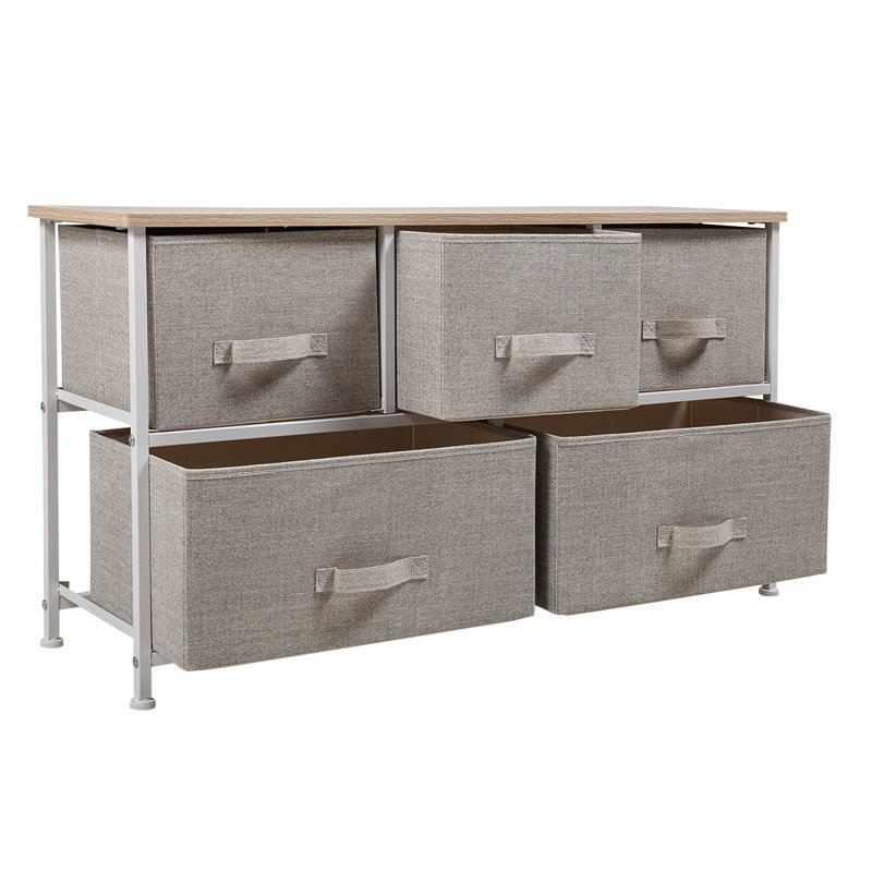 Commode combinée 5 tiroirs l 39,4 po