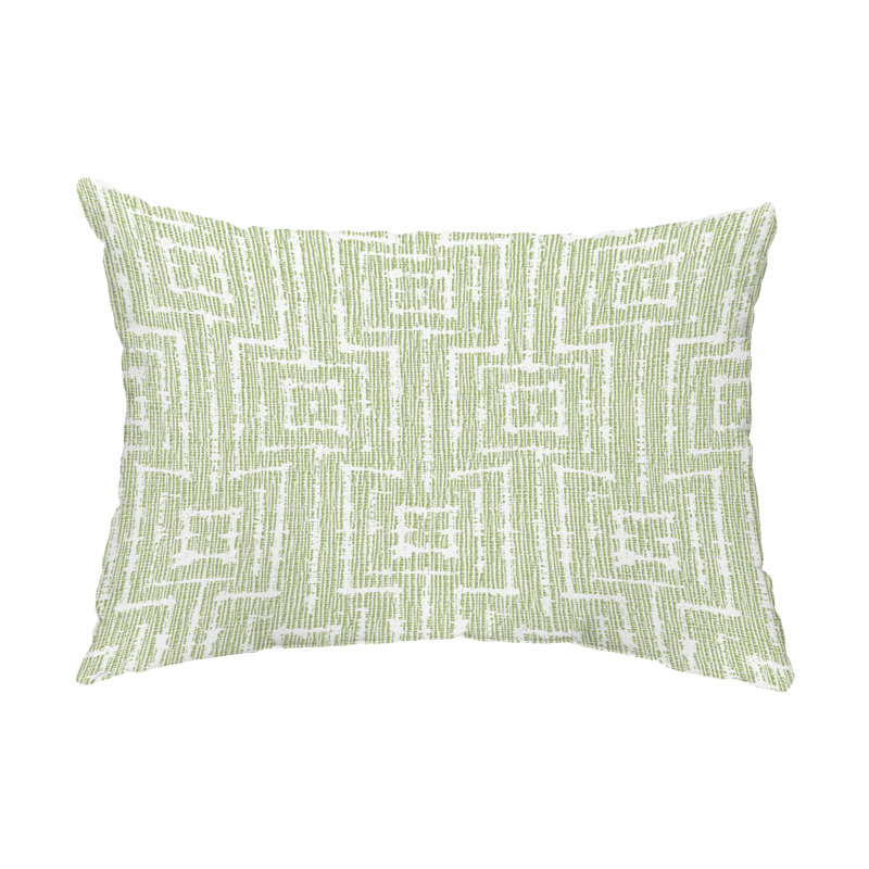  Housse et insert de coussin rectangulaire tissé pour l'extérieur Tiki, vert