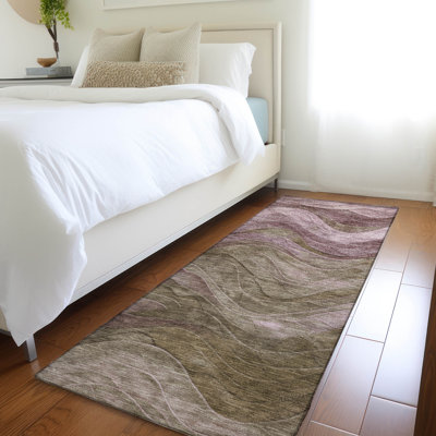 Tapis taupe Cinead ACN1700 intérieur / extérieur lavable à la machine