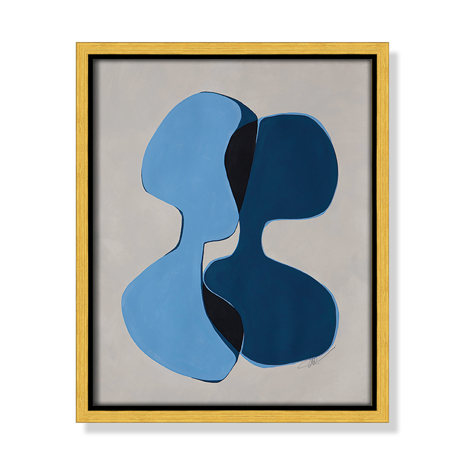 In Unity Collection "In Unity I" Print, 11.5" H x 9.5" W x 2" D, Gold Framed