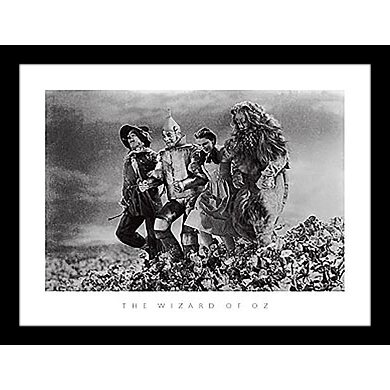 « the wizard of oz », reproduction de photo encadrée