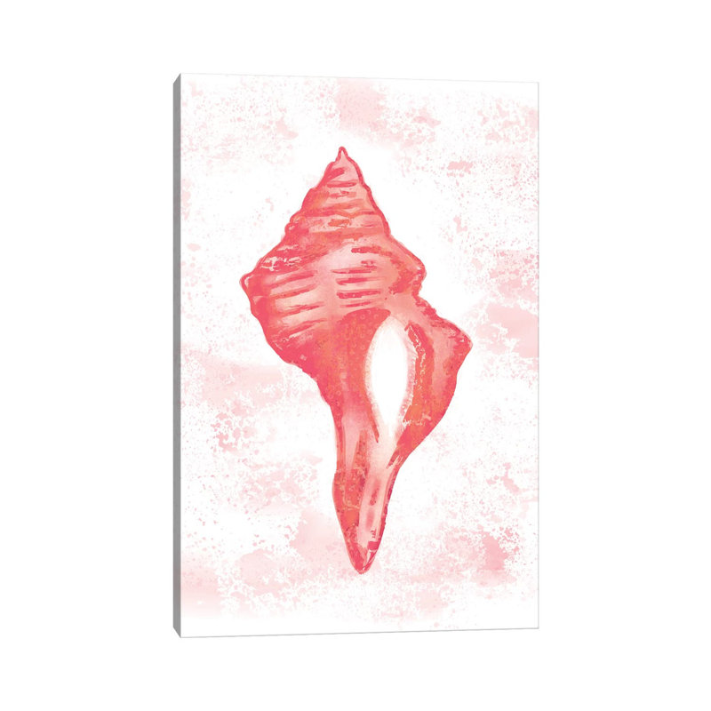 Coral Blush I 1 Piece Wrapped Canvas Painting, 66.04 cm H x 45.72 cm W x 3.175 cm D