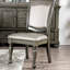 Ensemble de 2 chaises d'appoint rembourrées en similicuir