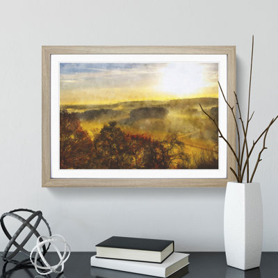 Sunrise over the Meadow - Picture Frame Painting