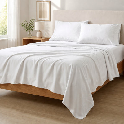 Ensemble de draps en microfibre brossée