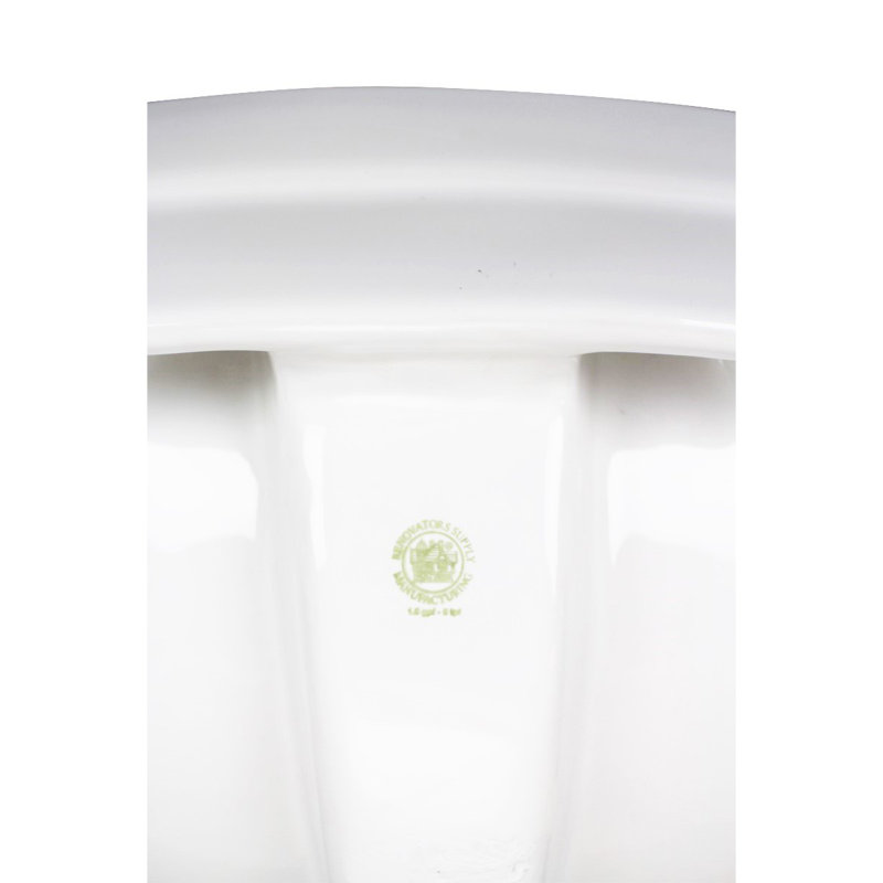 White Vitreous China Wall Mount Bathroom Console Sink Large Wash Basin