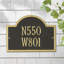 Wisconsin Special 2-Line Wall Address Plaque-544714437-544714433