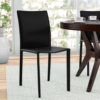 Chaise d'appoint en cuir Zak