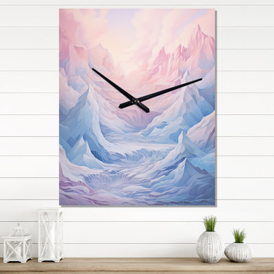 Velia - Glacier très horloges murales