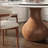 Mid-Century Modern Farmhouse Round Sintered Stone Pedestal Dining Table With Lazy Susan For 4/6/8/10-263685362-247470644
