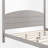 King Size Wood Canopy Bed-114229185