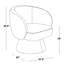 Chaise d'appoint pivotante en tissu crème-996784003