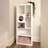 Cliff Jr. Cat Tree Bookshelf, White-117565018