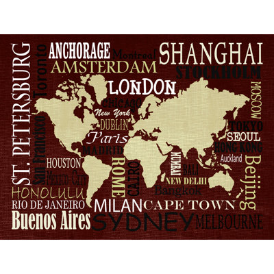 «Travel the World 2», reproduction sur toile tendue