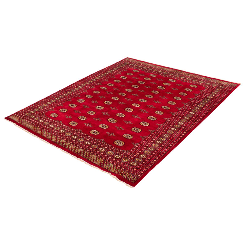 Tapis rouge 8 pi 3 po x 9 pi 9 po Finha Peshawar Bokhara