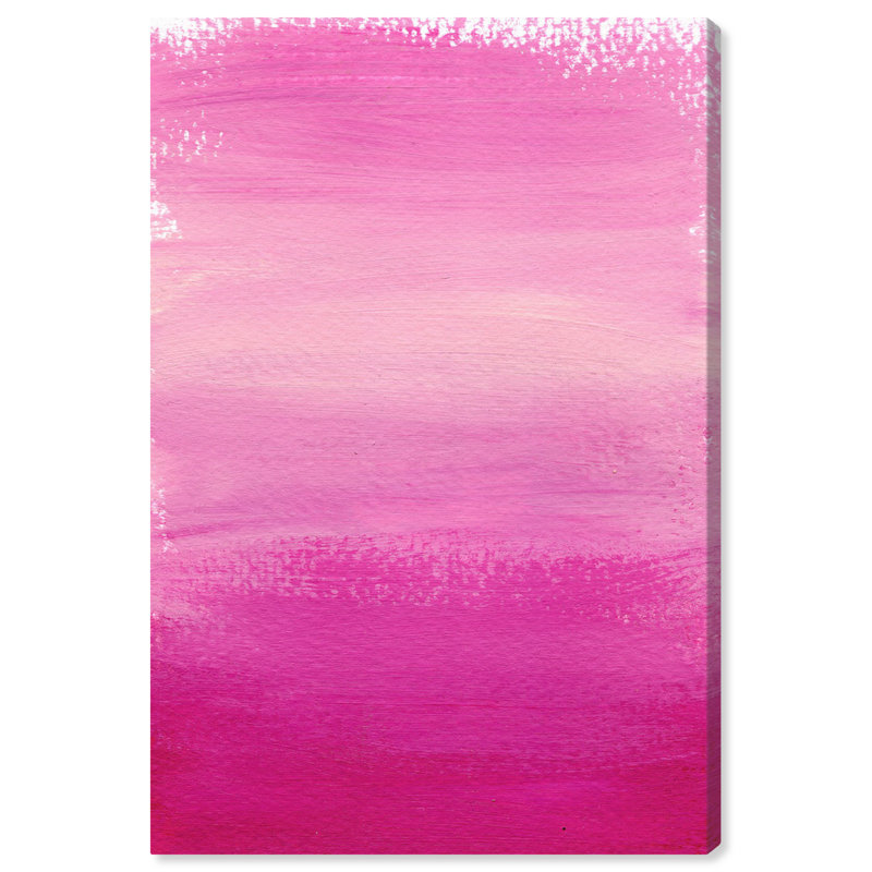 «Pink Sunset», peinture sur toile, H 54 po x l 36 po x P 1,5 po