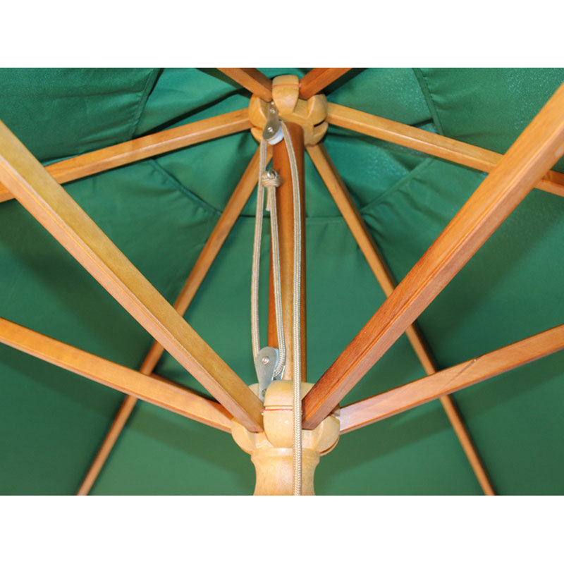 Sasha 635cm Market Parasol, Green