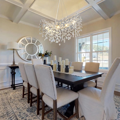 Dimmable Modern Tree Branch Crystal Chandelier For Dining Room