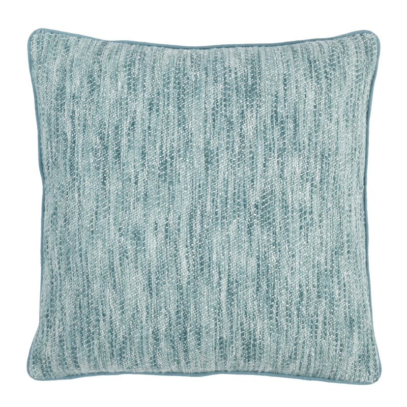 Coussin Sharma, Carré, Bleu / bleu sarcelle