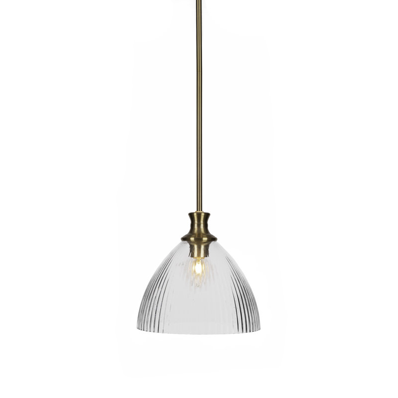 Luminaire suspendu suspendu Chestle, Laiton New Age