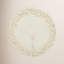 Cream felted Wool Tabletop Christmas Tree skirt- 26"- Hand felted Wool