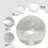 1 - Light LED Unique/Statement Fabric Semi Flush Mount Ceiling Light
