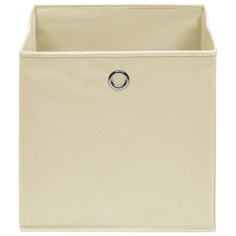 Rebrilliant Fabric Decorative Bin, Cream