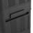 Black, 20" Side Wide Folding Storage Cabinet ,3 Tiers,19.69"×11.81"×31.10",Collapsible Storage Bins With Magnetic Door, Plastic Storage Cabinet With Wheels