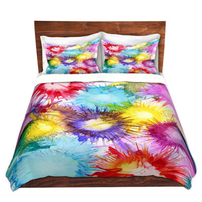 Ensembles de housse de couette DiaNoche en microfibre par Shay Livenspargar - Fireworks