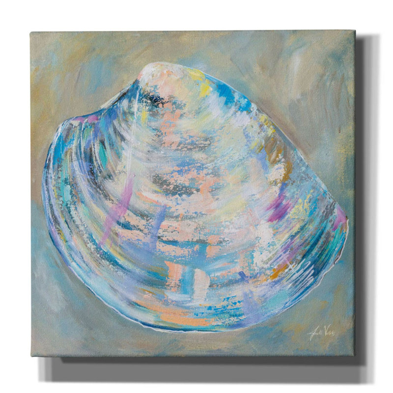 «Baby Shell» par Jeanette Vertentes, art mural sur toile, H 37 po x l 37 po x P 1,5 po
